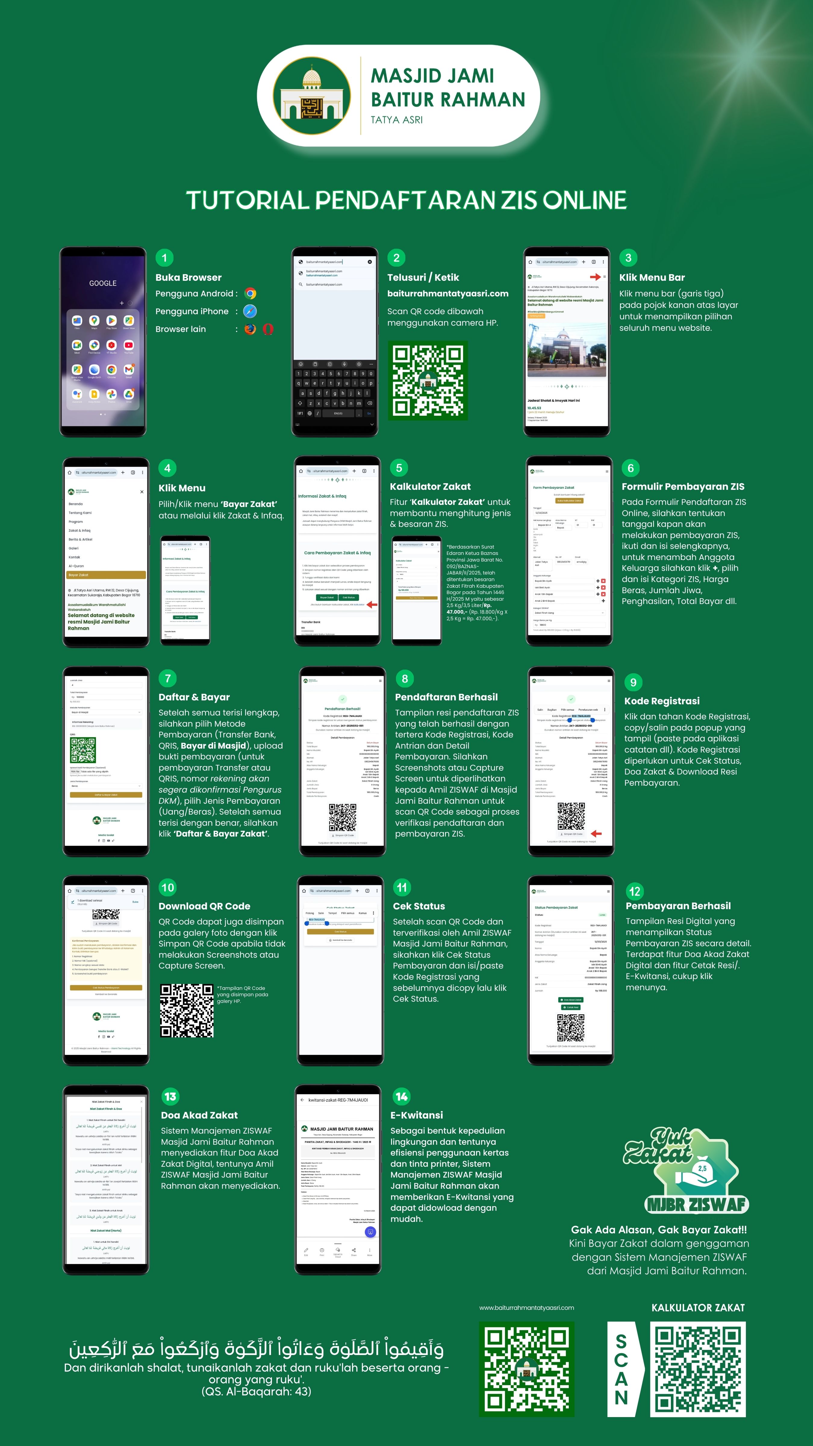 Tutorial Pendaftaran ZiS Online